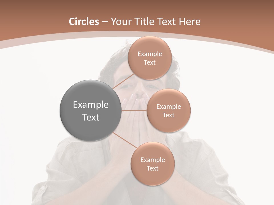 Notebook Phone Exasperated PowerPoint Template