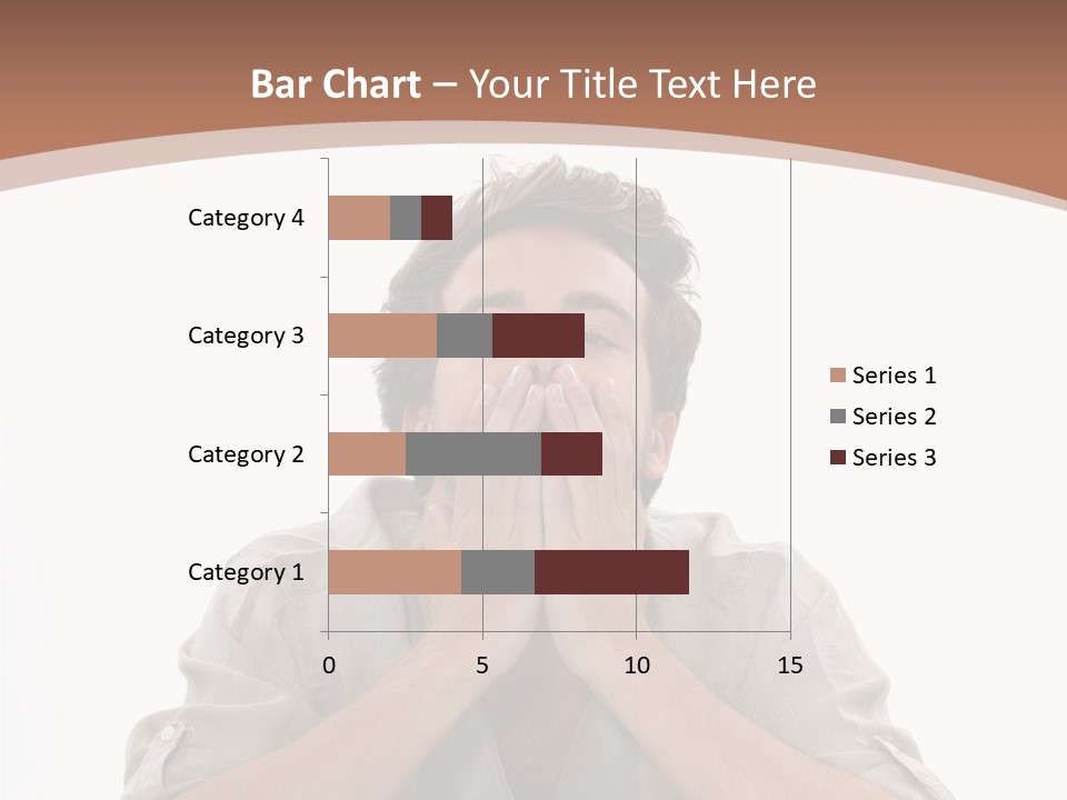 Notebook Phone Exasperated PowerPoint Template
