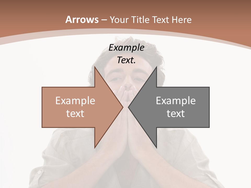 Notebook Phone Exasperated PowerPoint Template
