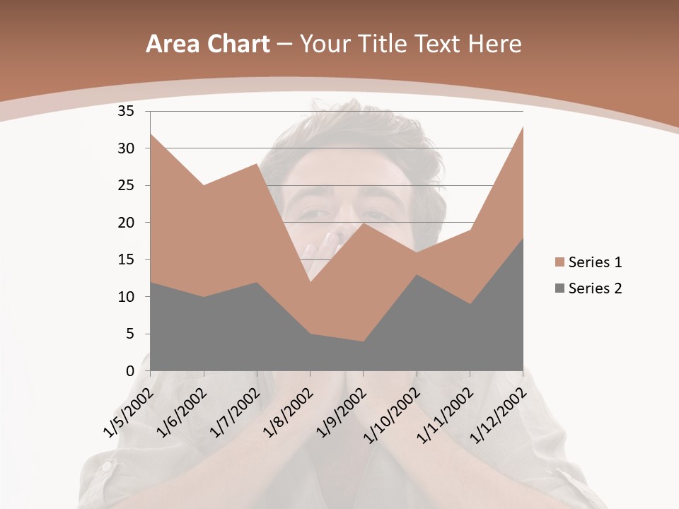 Notebook Phone Exasperated PowerPoint Template