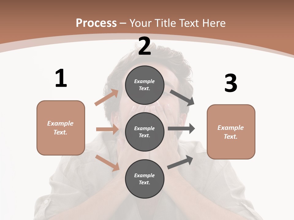Notebook Phone Exasperated PowerPoint Template