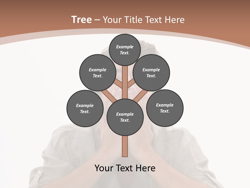 Notebook Phone Exasperated PowerPoint Template