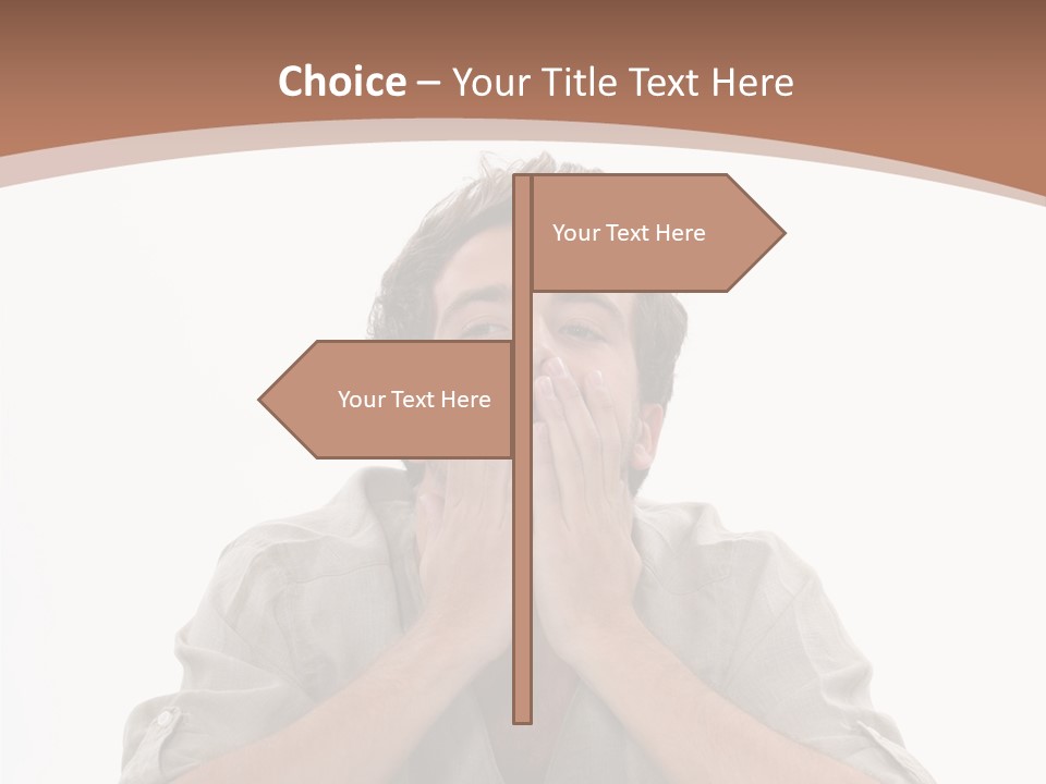 Notebook Phone Exasperated PowerPoint Template