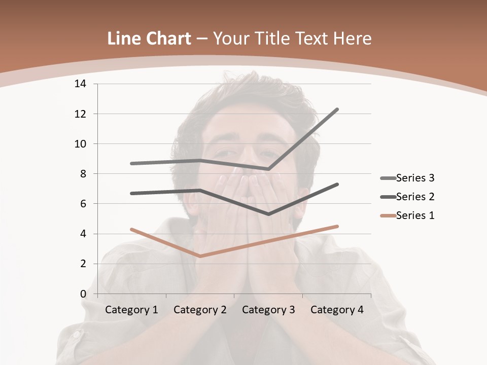 Notebook Phone Exasperated PowerPoint Template