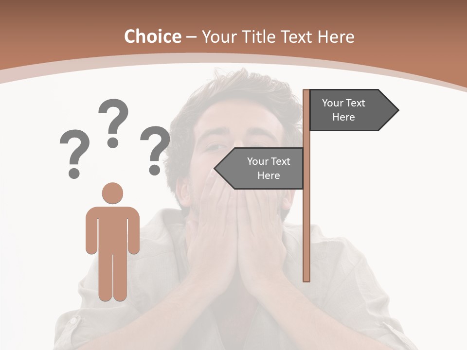 Notebook Phone Exasperated PowerPoint Template