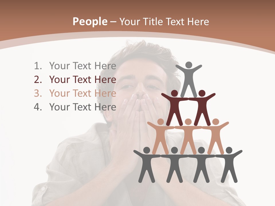 Notebook Phone Exasperated PowerPoint Template