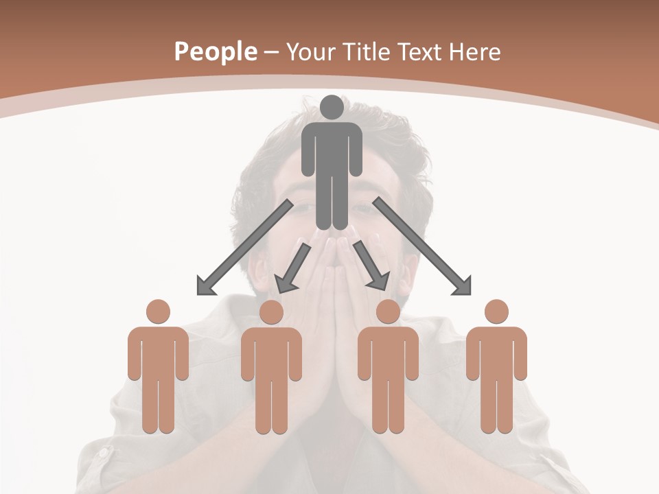 Notebook Phone Exasperated PowerPoint Template