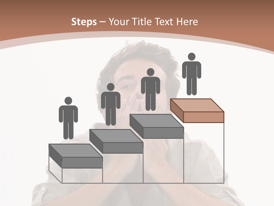 Notebook Phone Exasperated PowerPoint Template