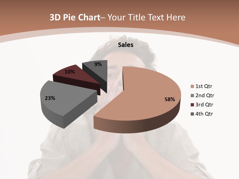 Notebook Phone Exasperated PowerPoint Template