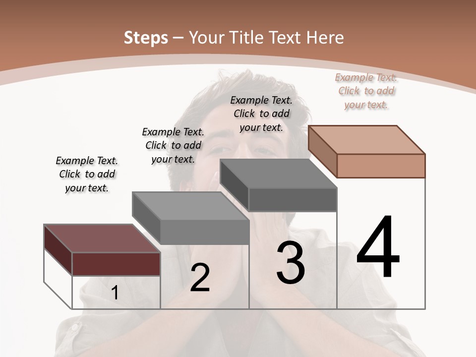 Notebook Phone Exasperated PowerPoint Template