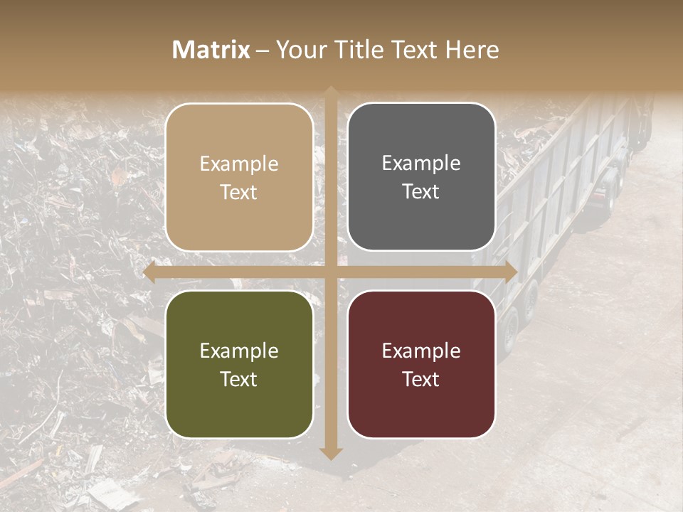 Metal Heavy Docks PowerPoint Template
