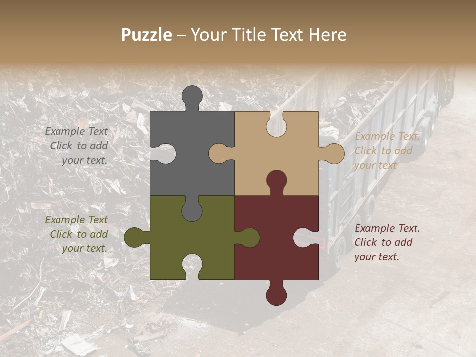 Metal Heavy Docks PowerPoint Template