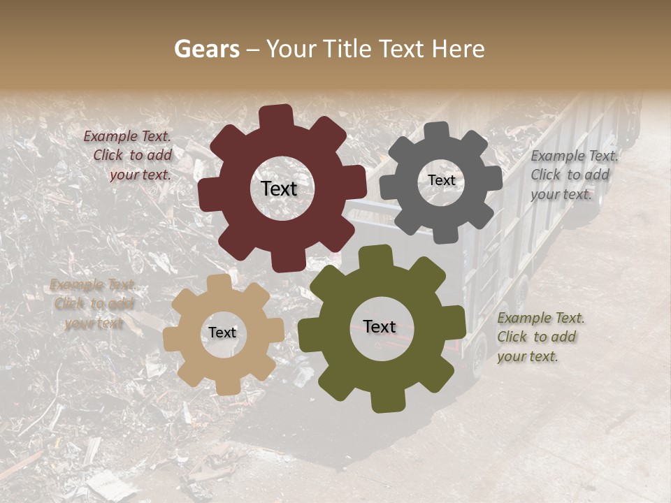 Metal Heavy Docks PowerPoint Template