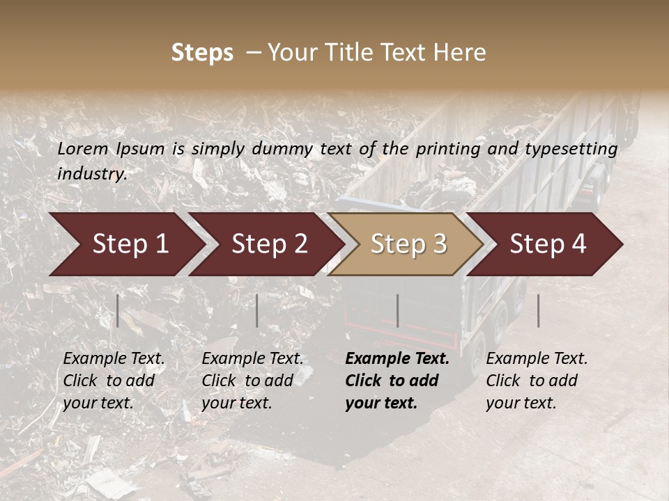 Metal Heavy Docks PowerPoint Template