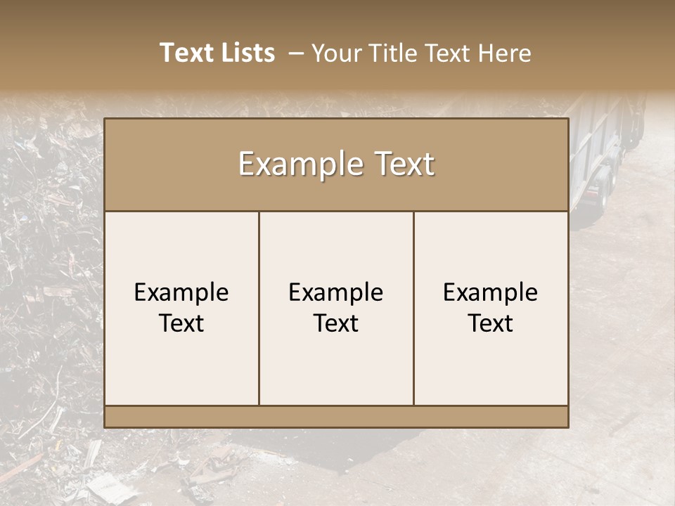 Metal Heavy Docks PowerPoint Template