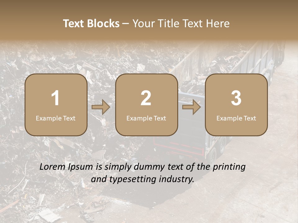 Metal Heavy Docks PowerPoint Template