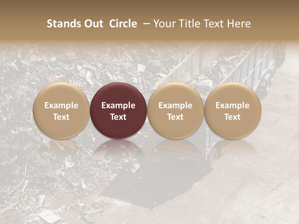 Metal Heavy Docks PowerPoint Template