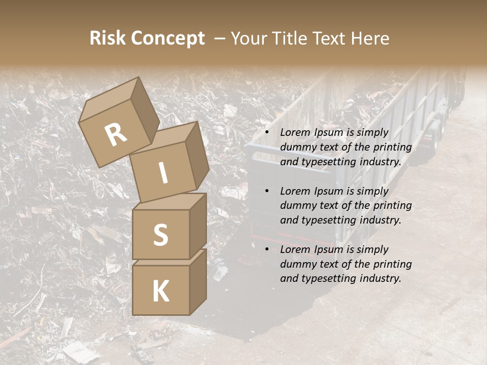 Metal Heavy Docks PowerPoint Template