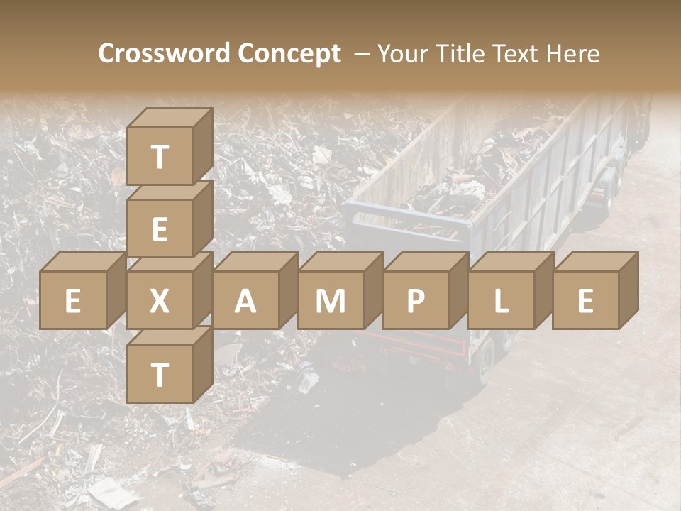 Metal Heavy Docks PowerPoint Template
