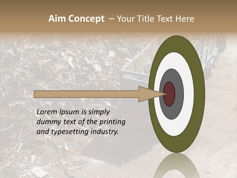 Metal Heavy Docks PowerPoint Template