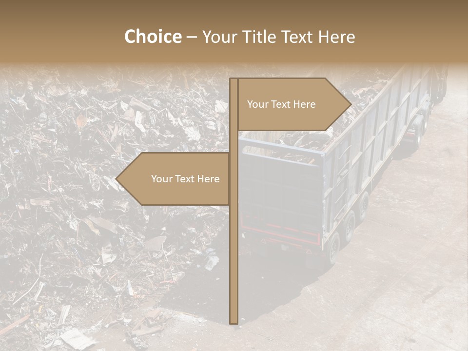 Metal Heavy Docks PowerPoint Template
