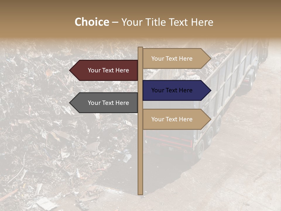 Metal Heavy Docks PowerPoint Template