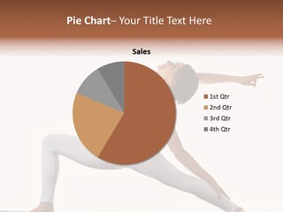 Isolated Pose  PowerPoint Template