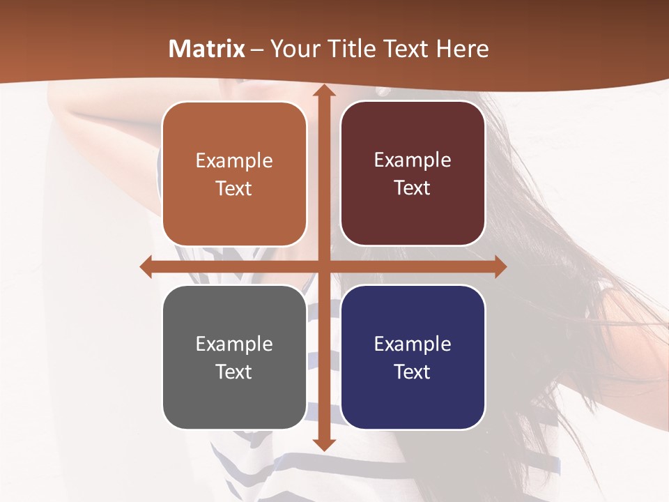 Glamour One Caucasian PowerPoint Template