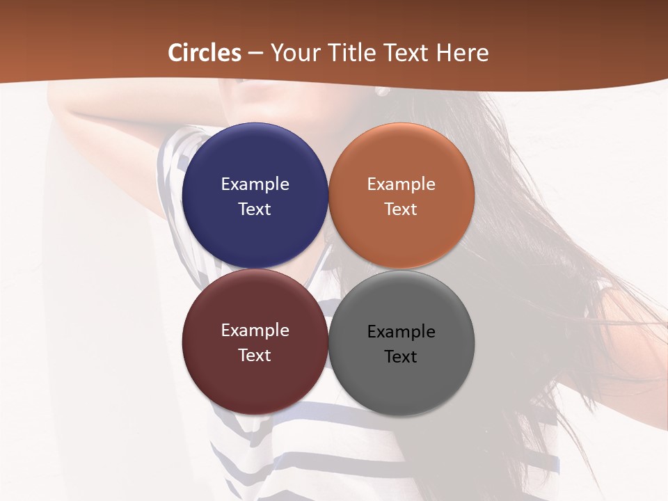 Glamour One Caucasian PowerPoint Template