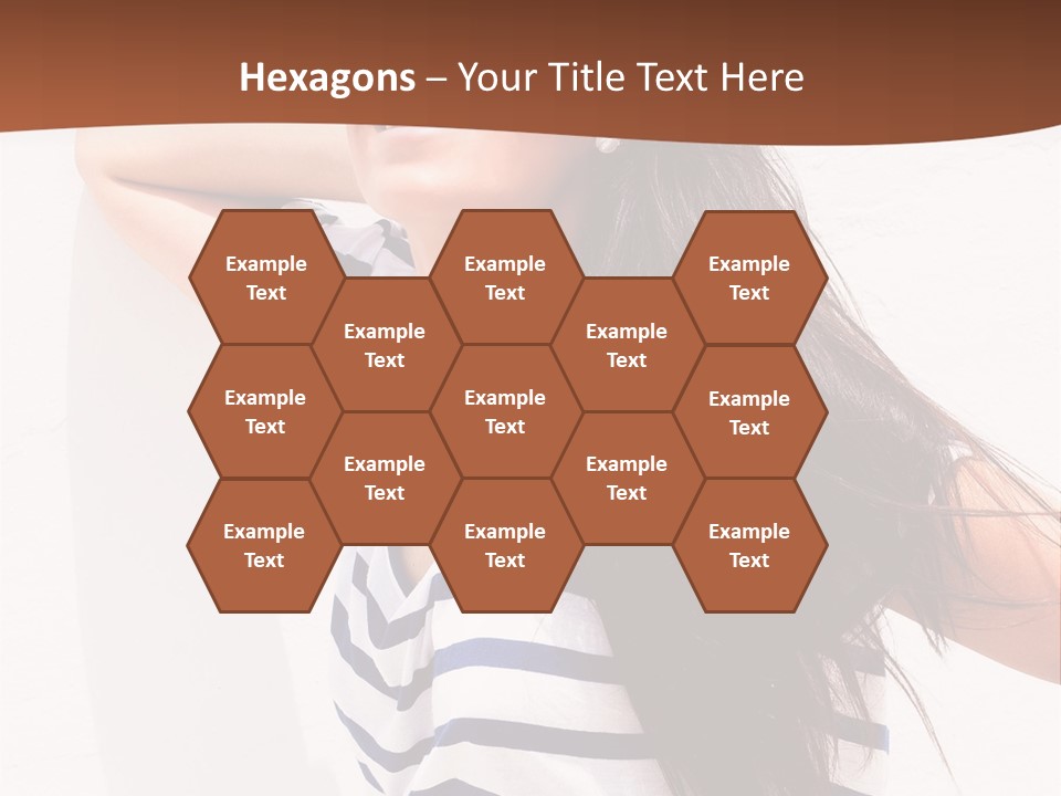 Glamour One Caucasian PowerPoint Template