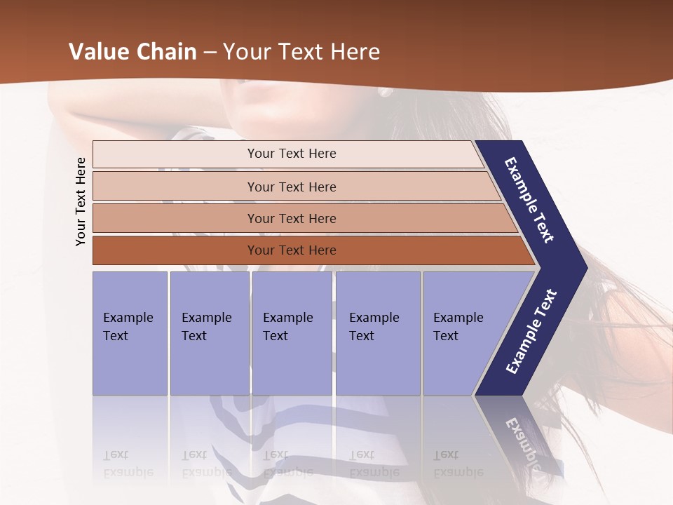 Glamour One Caucasian PowerPoint Template