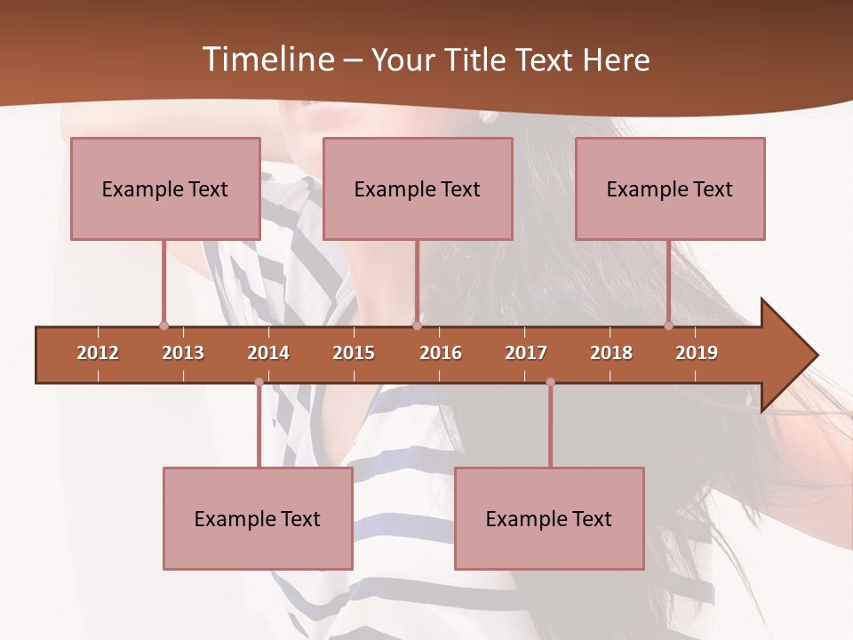 Glamour One Caucasian PowerPoint Template