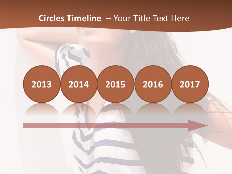 Glamour One Caucasian PowerPoint Template