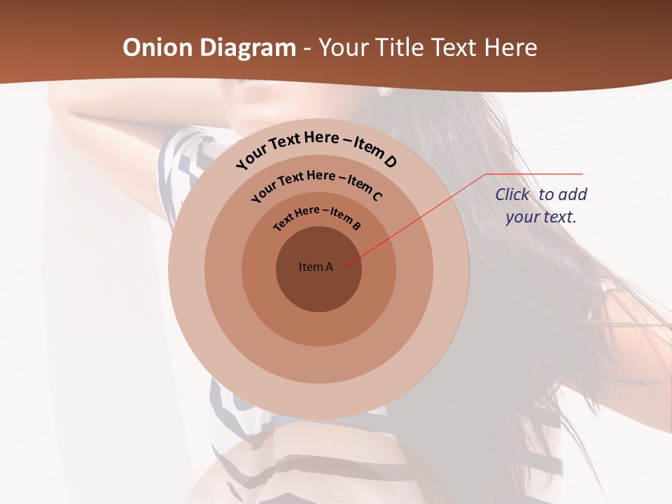 Glamour One Caucasian PowerPoint Template