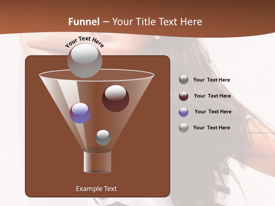 Glamour One Caucasian PowerPoint Template