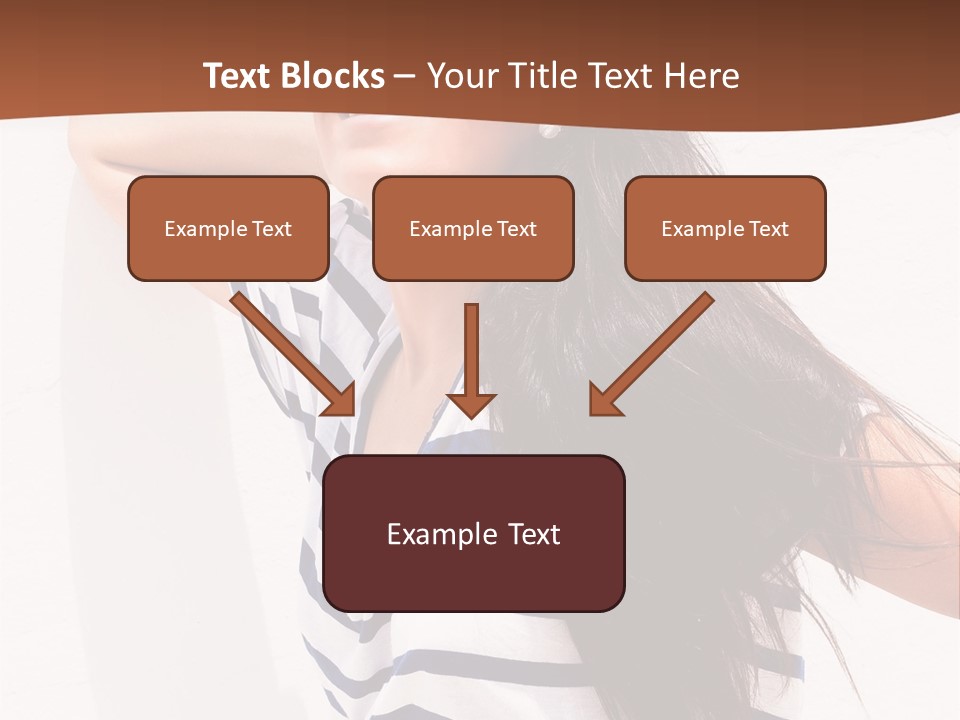 Glamour One Caucasian PowerPoint Template