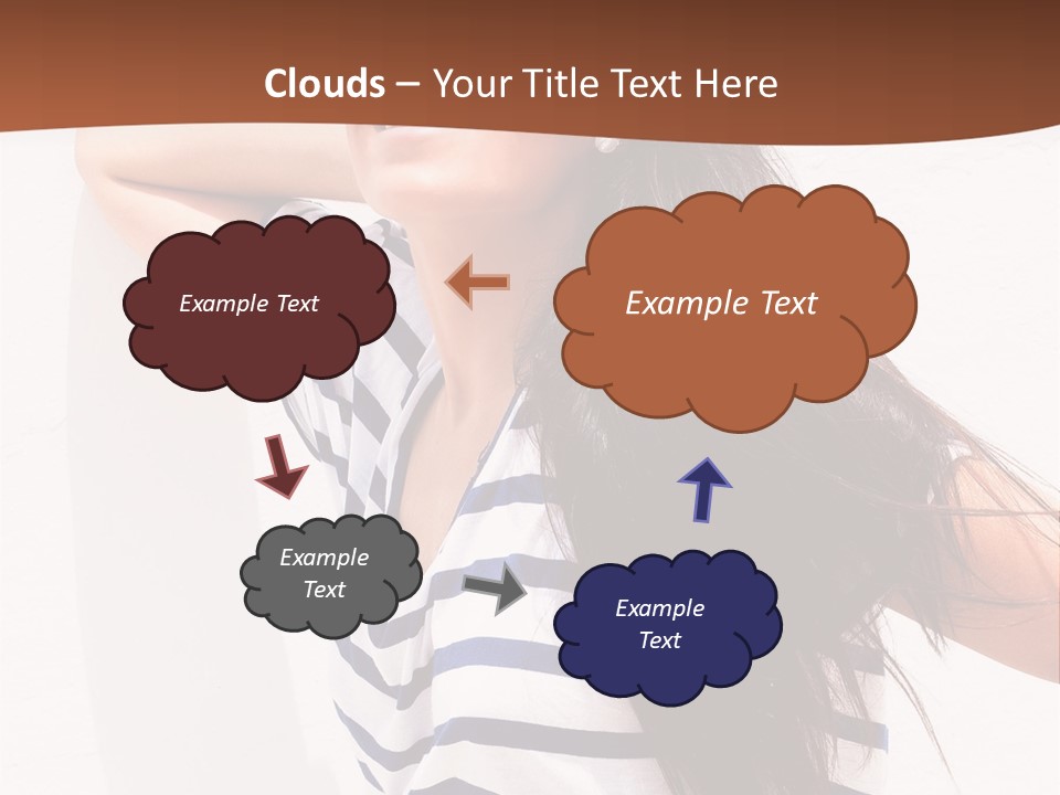 Glamour One Caucasian PowerPoint Template