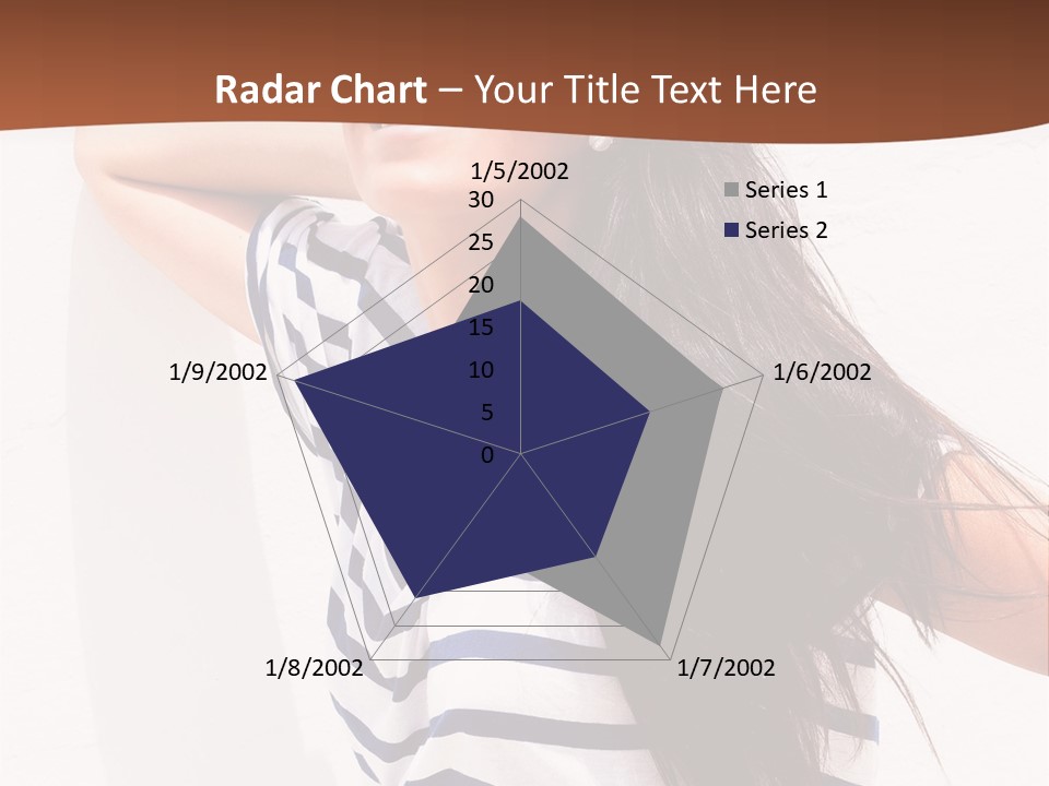 Glamour One Caucasian PowerPoint Template