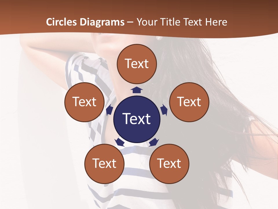 Glamour One Caucasian PowerPoint Template