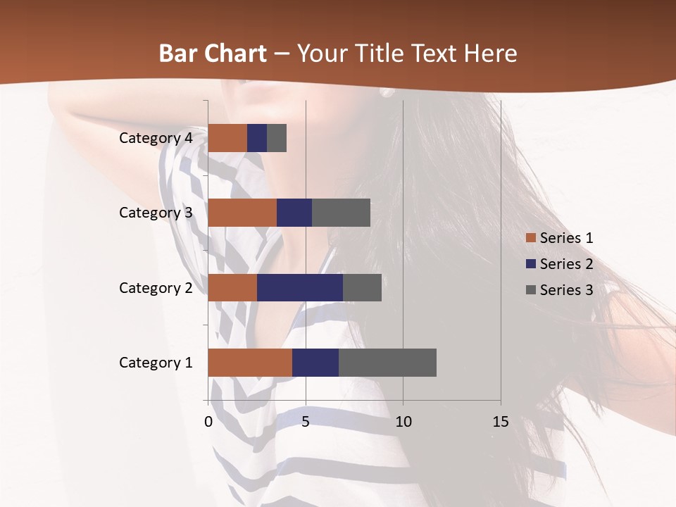 Glamour One Caucasian PowerPoint Template