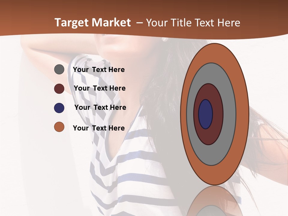 Glamour One Caucasian PowerPoint Template