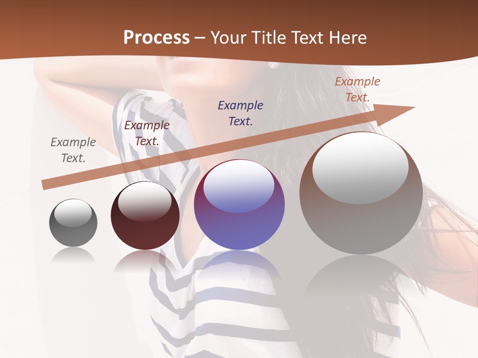 Glamour One Caucasian PowerPoint Template