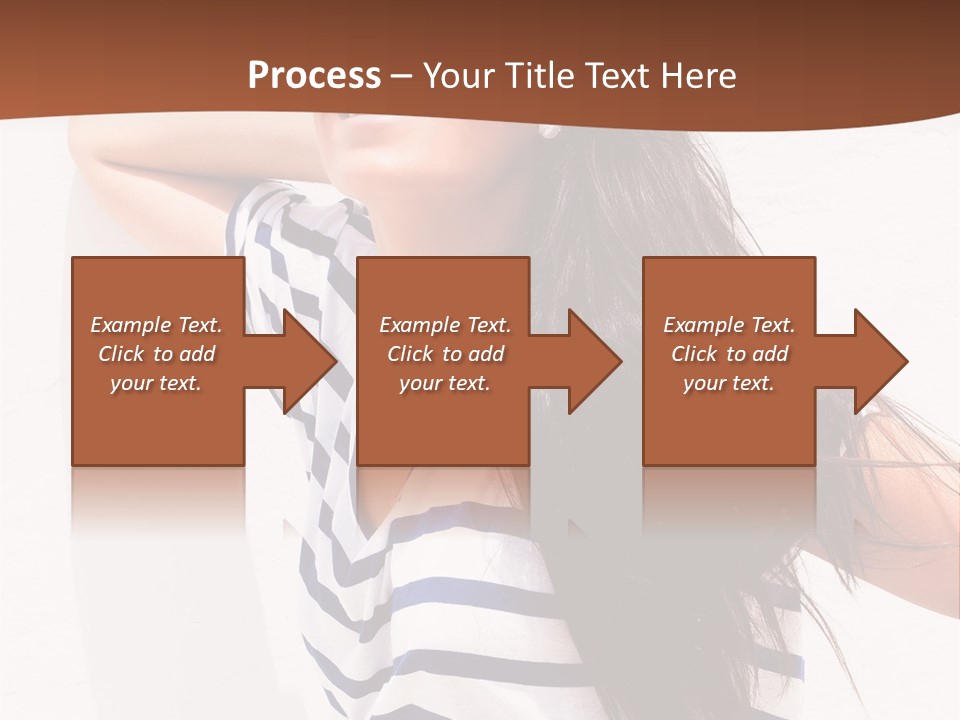 Glamour One Caucasian PowerPoint Template