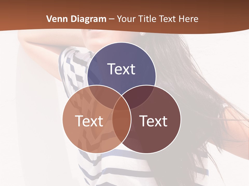 Glamour One Caucasian PowerPoint Template