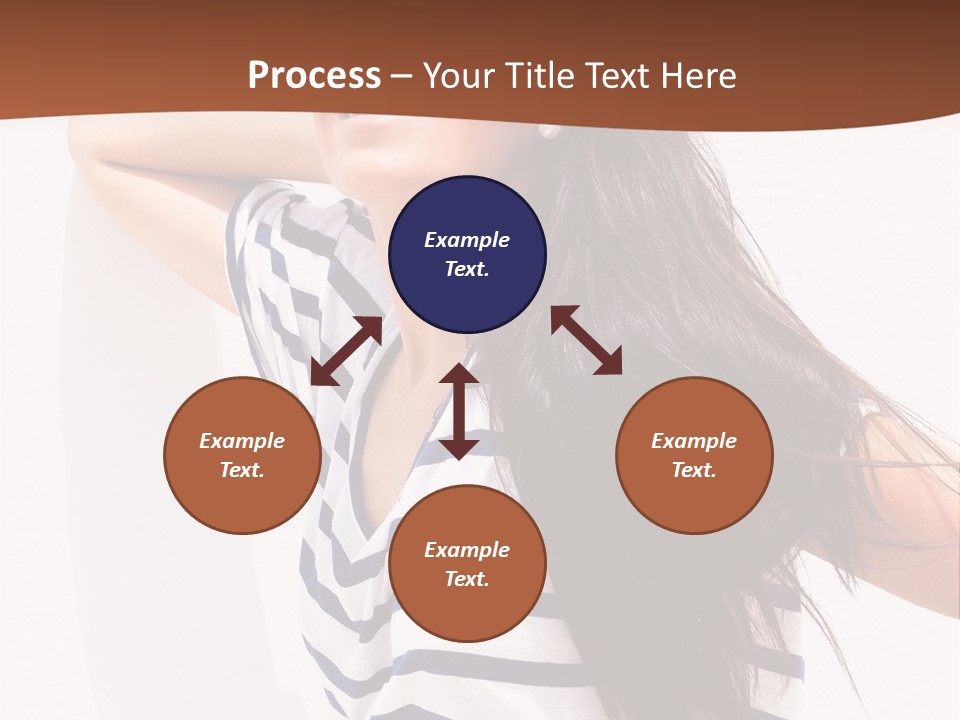 Glamour One Caucasian PowerPoint Template