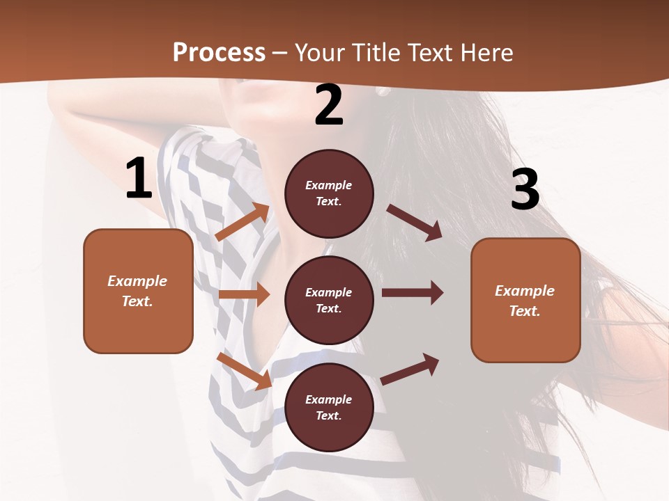 Glamour One Caucasian PowerPoint Template