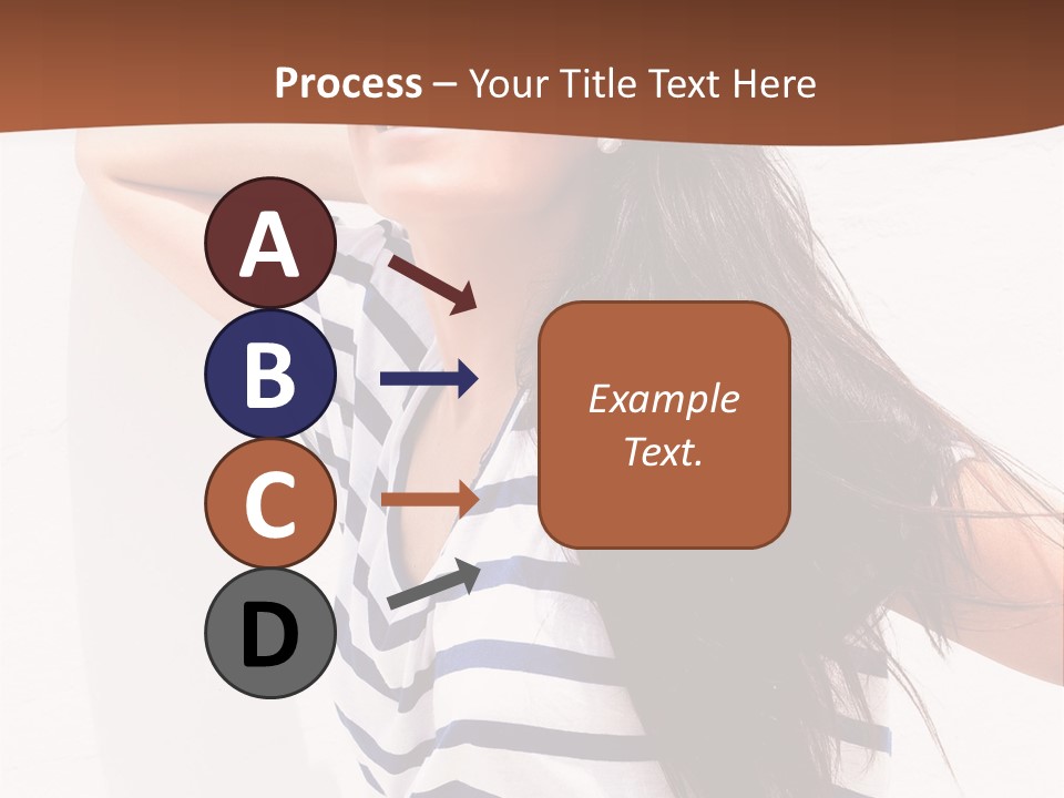 Glamour One Caucasian PowerPoint Template