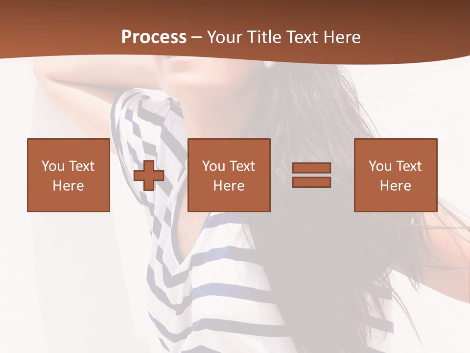 Glamour One Caucasian PowerPoint Template