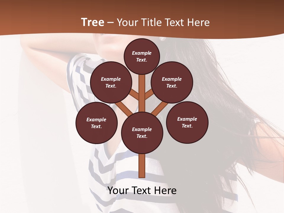 Glamour One Caucasian PowerPoint Template