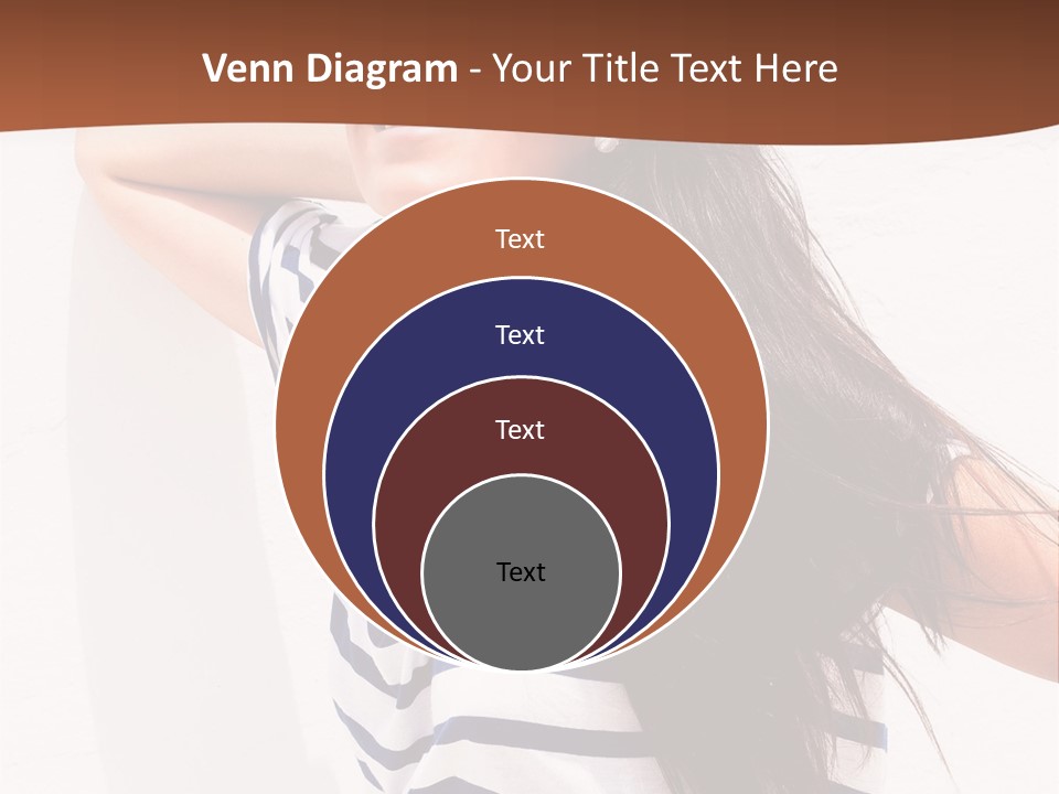 Glamour One Caucasian PowerPoint Template